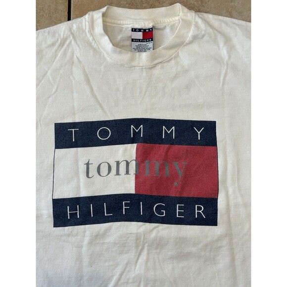 Vintage Tommy Hilfiger Tommy Cologne Promo T Shirt American Fragrance XL USA - Picture 2 of 6